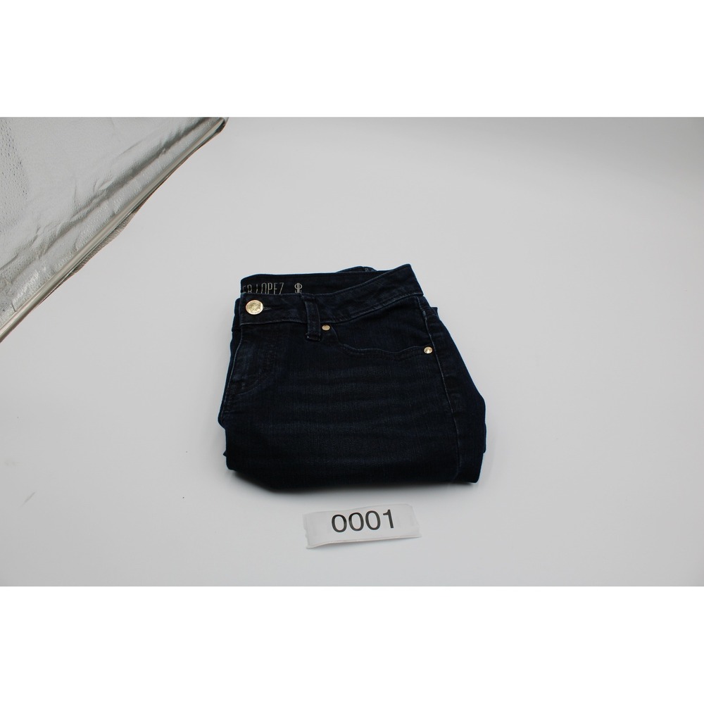 Jennifer Lopez Capri Jeans Dark Wash Blue Stretch Denim Size 0 Cropped Classic